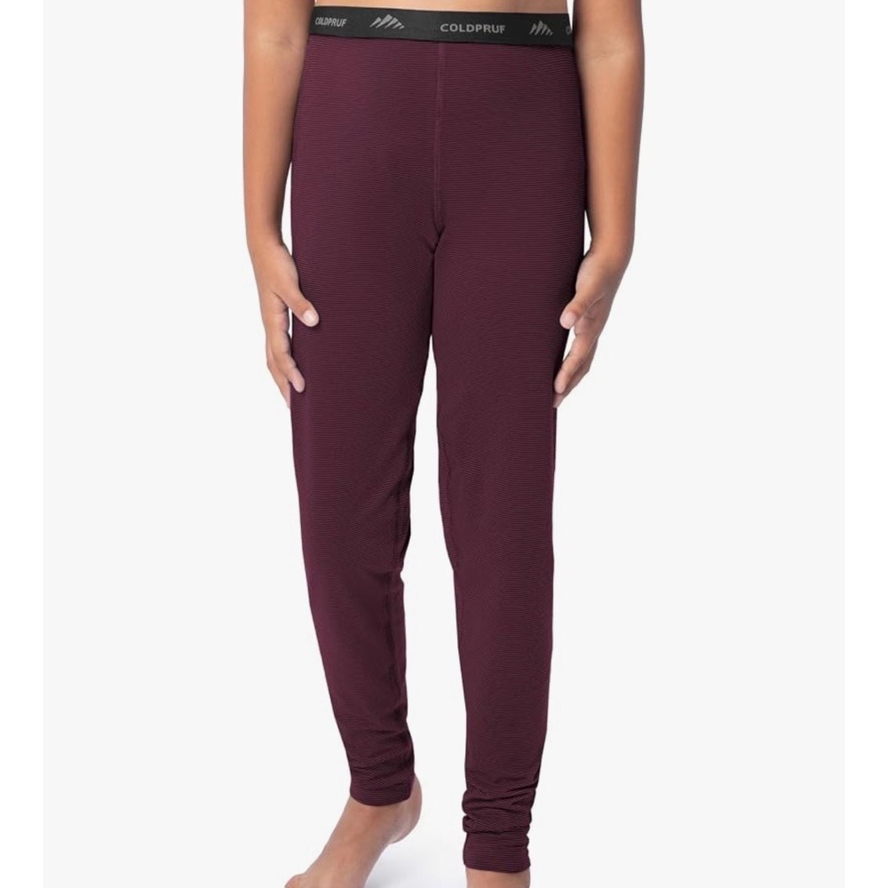 ColdPruf Youth Peak Pant Maroon Thermal Base Layer Underwear XL 18-20 IND75023